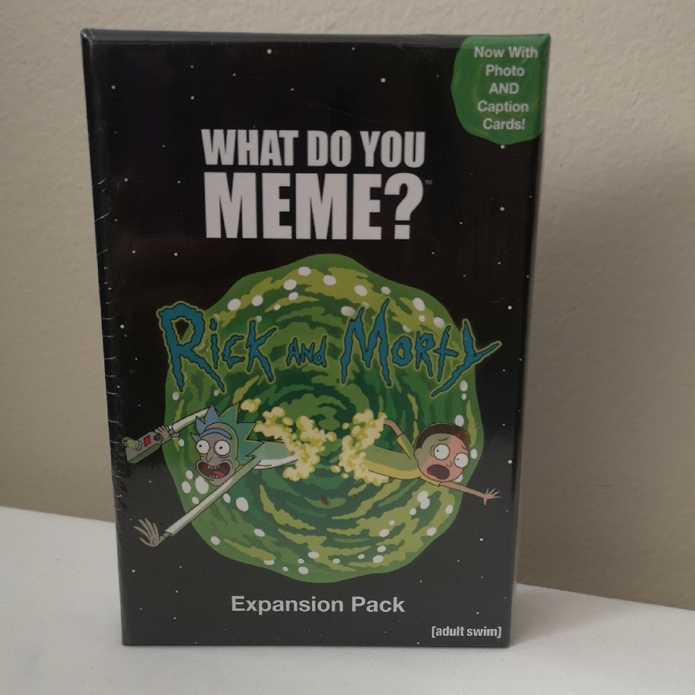 Rick and Morty What Do You Meme? Expansion Pack New And Sealed